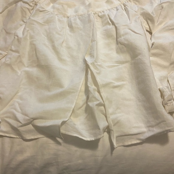 Linen / Cotton strapless top - Picture 2 of 3